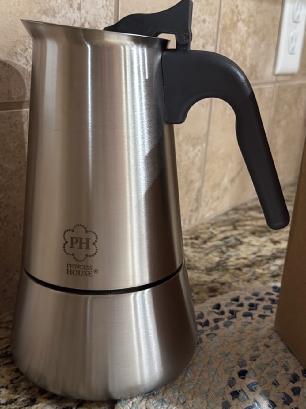 Princess House Stainless Steel Ciffee & Tea Accessory, Brushed Silver